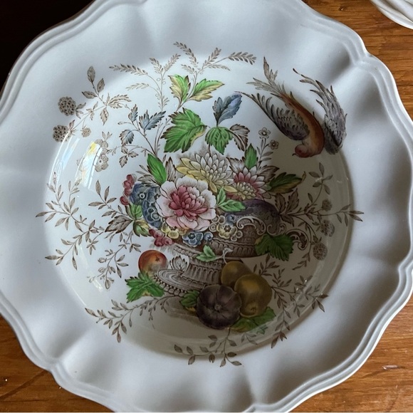 Set of Vintage Royal Doulton "Hampshire" English Harvest Bowls (4) + Plates (4) - Picture 3 of 7